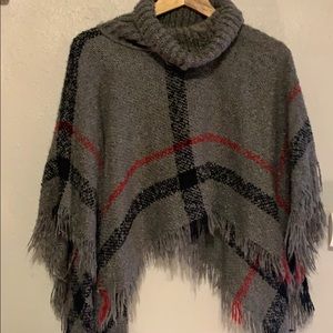 woven poncho